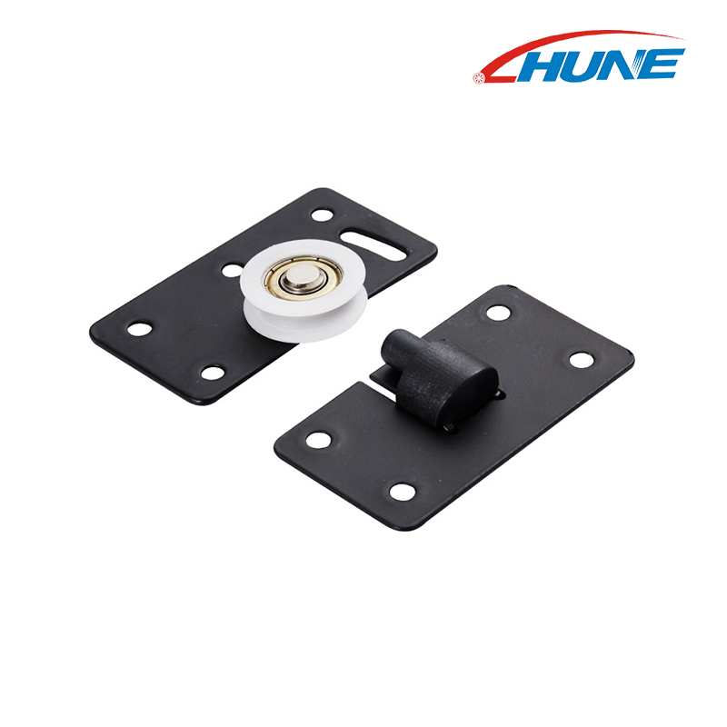 Garderobebeslag Møbelskap Justerbar Skyvedørsrull Nylon Skyverull