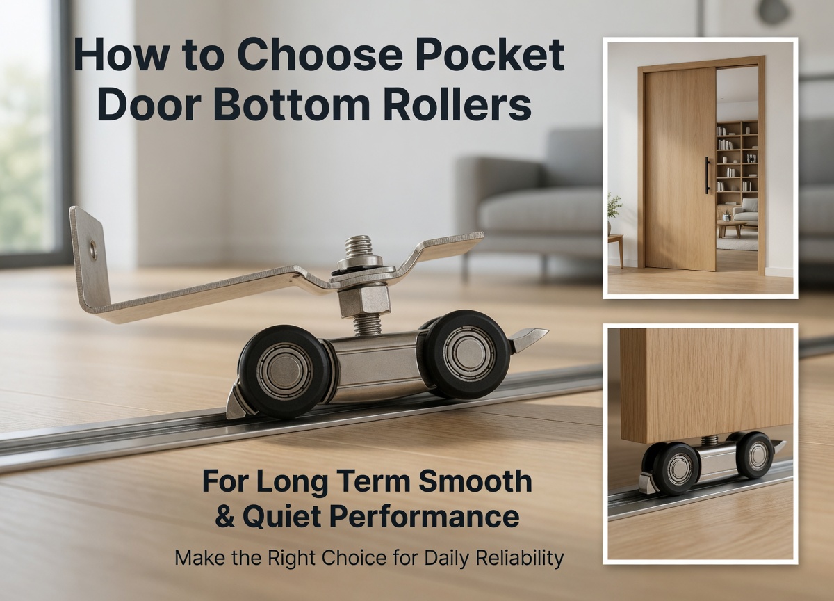  Hvordan velge Pocket Door Bottom Rolls for langtidsbruk